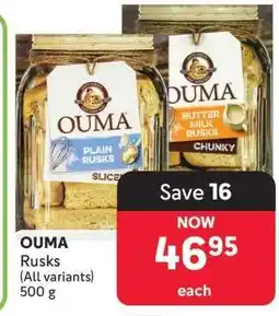 Makro Ouma Rusks offer