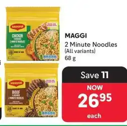 Makro MAGGI 2 MINUTE NOODLES offer