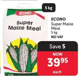 Makro ECONO Super Maize Meal offer