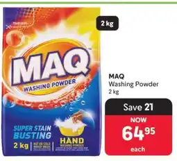 Makro MAQ WASHING POWDER offer