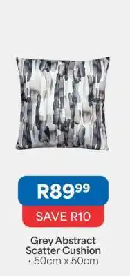 OK Furniture Grey Abstract Scatter Cushion offer