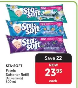 Makro STA-SOFT FABRIC SOFTENER REFILL offer