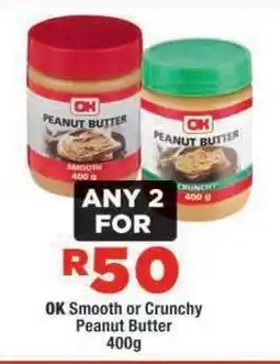 OK Foods OK Smooth or Crunchy Peanut Butter offer