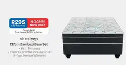 OK Furniture 137cm Zambezi Base Set offer