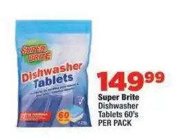 OK Foods Super Brite Dishwasher Tablets 60's offer