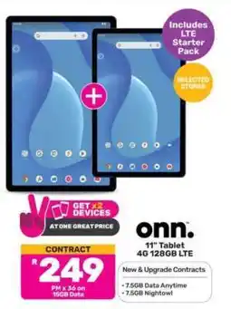 Game onn. 11 Tablet 4G 128GB LTE offer