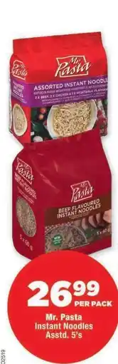 OK Foods Mr. Pasta Instant Noodles Asstd. 5's offer