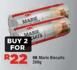 OK Foods OK Marie Biscuits offer