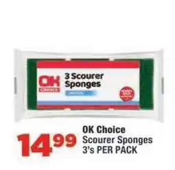 OK Foods OK Choice Scourer Sponges offer