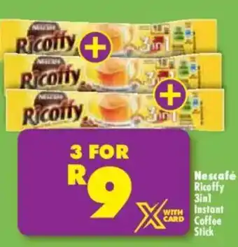 Nescafé Ricoffy 3in1 Instant Coffee Stick