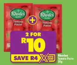 Shoprite Rhodes Tomato Paste offer