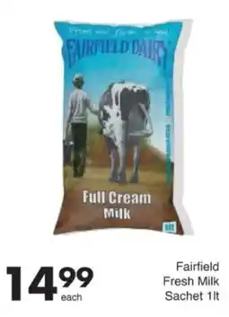 Save Hyper Fairfield Fresh Milk Sachet offer