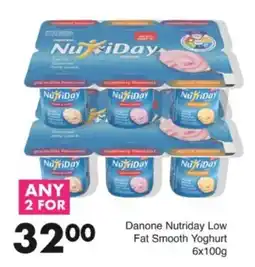 Save Hyper Danone Nutriday Low Fat Smooth Yoghurt offer