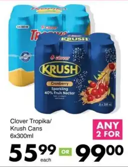 Save Hyper Clover Tropika/Krush Cans offer