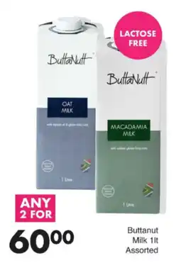 Save Hyper Buttanut Milk 1lt Assorted offer