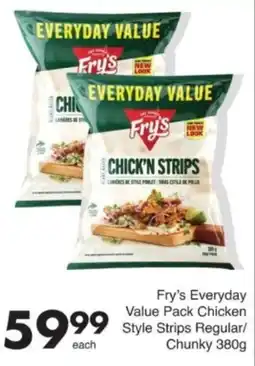 Save Hyper Fry's Everyday Value Pack Chicken Style Strips Regular/Chunky offer