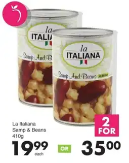 Save Hyper La Italiana Samp & Beans offer