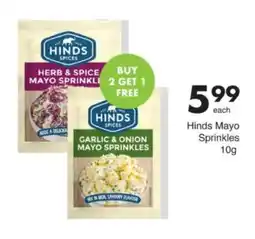 Save Hyper Hinds Mayo Sprinkles offer