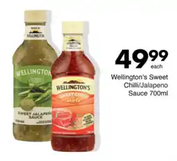 Save Hyper Wellington's Sweet Chilli/Jalapeno Sauce offer