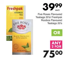Save Hyper Five Roses Flavoured Teabags offer