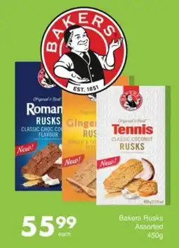 Save Hyper Bakers Rusks Assorted offer