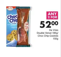 Save Hyper De Vries Double Velvet Choc Chip Cookies offer