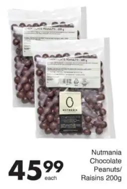 Save Hyper Nutmania Chocolate Peanuts/Raisins offer