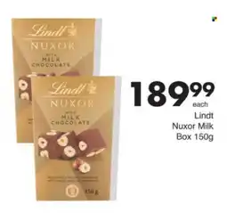 Save Hyper Lindt Nuxor Milk Chocolate offer
