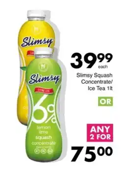 Save Hyper Slimsy Squash Concentrate/Ice Tea offer