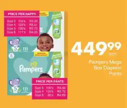 Save Hyper Pampers Mega Box Diapers/Pants offer