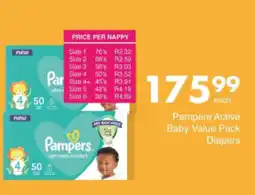 Save Hyper Pampers Active Baby Value Pack Diapers offer