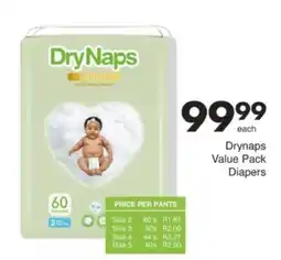 Save Hyper DryNaps Value Pack Diapers offer