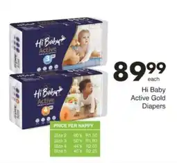 Save Hyper Hi Baby Active Gold Diapers offer
