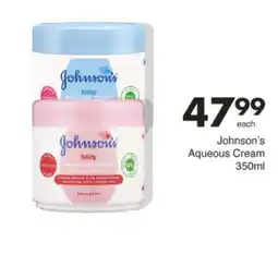 Save Hyper Johnson's baby Aqueous Cream offer