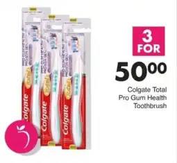 Save Hyper Colgate Total Pro Gum Health Toothbrush offer