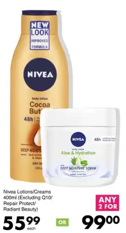 Save Hyper Nivea Lotions/Creams offer