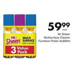 Save Hyper Mr Sheen Multisurface Cleaner Furniture Polish offer