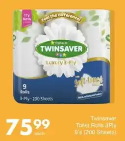 Save Hyper Twinsaver Toilet Rolls 3Ply offer