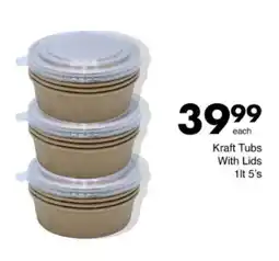 Save Hyper Kraft Tubs With Lids offer