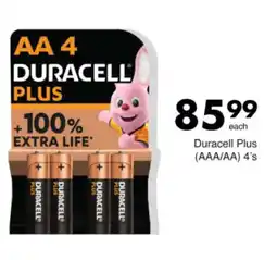 Save Hyper Duracell Plus AA 4 offer