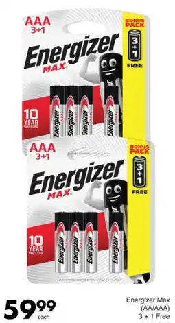 Save Hyper Energizer Max (AA/AAA) offer