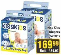 J&E Cash and Carry Kiss Kids Diapers offer