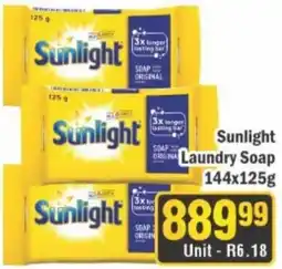 J&E Cash and Carry Sunlight Laundry Soap offer