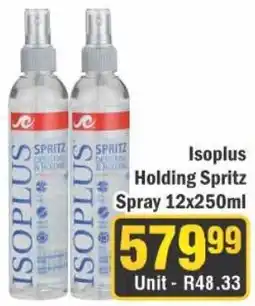 J&E Cash and Carry Isoplus Holding Spritz Spray offer