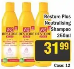 J&E Cash and Carry Restore Plus Neutralising Shampoo offer