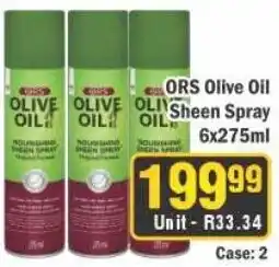 J&E Cash and Carry ORS Olive Oil Sheen Spray offer