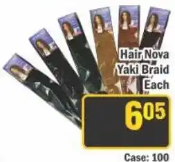 J&E Cash and Carry Hair Nova Yaki Braid offer