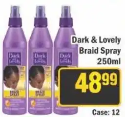 J&E Cash and Carry Dark & Lovely Braid Spray offer