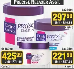 J&E Cash and Carry Dark and Lovely Precise Diamond Straight & Shine Relaxer Cream offer