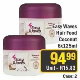 J&E Cash and Carry Easy Waves Hair Food Coconut offer